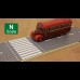 PS-UV-03 N Scale 3D Embossed Printed Roads (cobblestone)